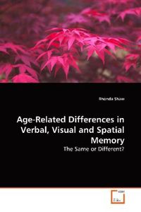 Produktbild: Shaw, R: Age-Related Differences in Verbal, Visual and Spati