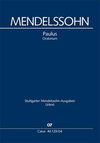 Bild vom Artikel Paulus (Klavierauszug deutsch) vom Autor Felix Mendelssohn Bartholdy