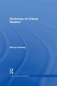 Produktbild: Dictionary of Critical Realism