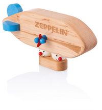 Produktbild: Pfingstweid - Zeppelinwicht Ferdi aus Erle & Buche in Form eines Zeppelins, Holz