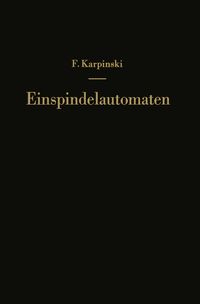 Produktbild: Einspindelautomaten