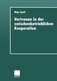 Produktbild: Vertrauen in der zwischenbetrieblichen Kooperation