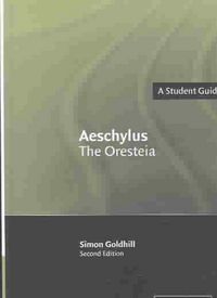 Produktbild: Goldhill, S: Aeschylus: The Oresteia