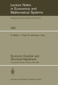 Produktbild: Economic Evolution and Structural Adjustment
