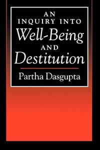 Produktbild: An Inquiry Into Well-Being and Destitution