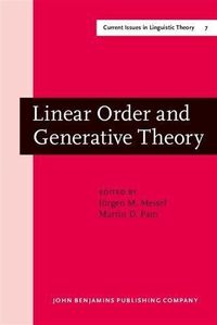 Produktbild: Linear Order and Generative Theory
