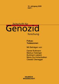 Produktbild: Zeitschrift f&uuml;r Genozidforschung. 18. Jg. 2020, Heft 1