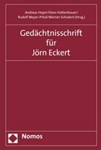 Produktbild: Ged&auml;chtnisschrift f&uuml;r J&ouml;rn Eckert