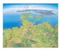 Produktbild: Panoramakarte Norddeutschland