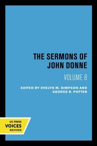 Produktbild: The Sermons of John Donne, Volume VIII