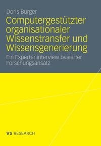 Produktbild: Computergest&uuml;tzter organisationaler Wissenstransfer und Wissensgenerierung