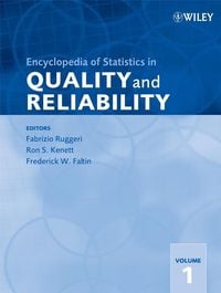 Produktbild: Encyclopedia of Statistics in Quality and Reliability