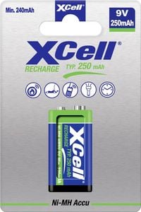 Produktbild: XCell 9V Block-Akku NiMH 250 8.4V 1St.