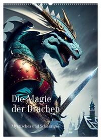 Produktbild: Die Magie der Drachen - Mystisches und Schauriges (Wandkalender 2026 DIN A2 hoch), CALVENDO Monatskalender