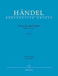 Produktbild: Poro, Re dell&acute;Indie HWV 28 -Opera in drei Akten-