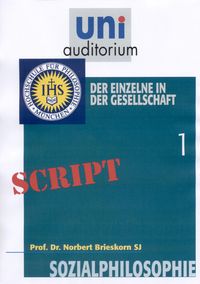 Produktbild: Sozialphilosophie, Teil 1