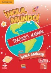 Produktbild: &iexcl;Hola, Mundo!, &iexcl;Hola, Amigos! Level 1 Teacher's Manual Plus Eleteca