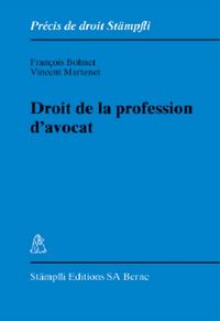 Produktbild: Droit de la profession d'avocat