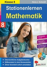 Produktbild: Stationenlernen Mathe / Klasse 8