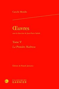 Produktbild: Oeuvres T.5 : La Premiere Maitresse