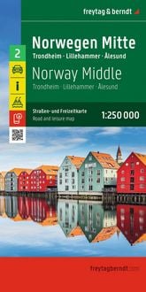 Produktbild: Norwegen Mitte, Stra&szlig;en- und Freizeitkarte 1:250.000, freytag & berndt