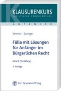 Produktbild: F&auml;lle und L&ouml;sungen f&uuml;r Anf&auml;nger im B&uuml;rgerlichen Recht