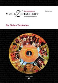 Bild vom Artikel Die Sieben Todsünden vom Autor Europäische Musikforschungsvereinigung Wien