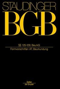 Produktbild: &sect;&sect; 125-129; BeurkG