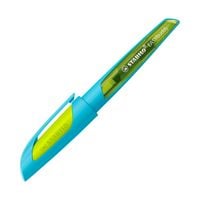 Produktbild: STABILO Schulf&uuml;ller Anf&auml;nger-Feder A - EASYbuddy FRESH EDITION hellblau/limette - blau (l&ouml;schbar) - Einzelstift inkl. Patrone