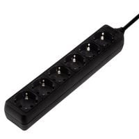 Produktbild: Hama 00047759 Steckdosenleiste 6fach Schwarz Schutzkontakt 1St.
