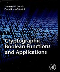 Produktbild: Cryptographic Boolean Functions and Applications