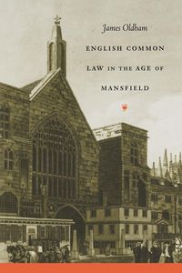 Produktbild: English Common Law in the Age of Mansfield
