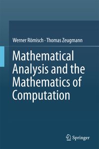 Produktbild: Mathematical Analysis and the Mathematics of Computation