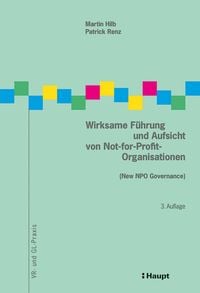 Produktbild: Wirksame F&uuml;hrung und Aufsicht von Not-for-Profit-Organisationen