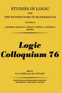 Produktbild: Logic Colloquium 76, Proceedings of a conference