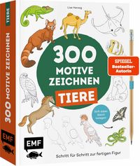 Produktbild: 300 Motive zeichnen &ndash;&nbsp;Tiere