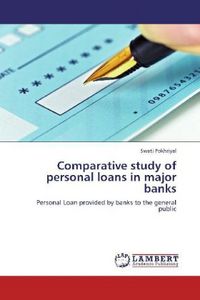Produktbild: Pokhriyal, S: Comparative study of personal loans in major b