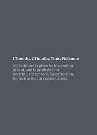 Produktbild: NKJV Bible Journal - 1-2 Timothy, Titus, Philemon, Paperback, Comfort Print | Softcover