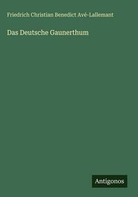 Produktbild: Das Deutsche Gaunerthum