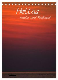 Produktbild: Hellas Inseln und Festland (Tischkalender 2026 DIN A5 hoch), CALVENDO Monatskalender