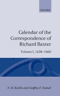 Produktbild: Calendar of the Correspondence of Richard Baxter