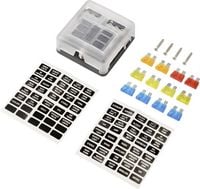 Produktbild: TRU COMPONENTS SICHERUNGS BOX 6-tlg TC-13473376 5 A, 10 A, 15 A, 20A