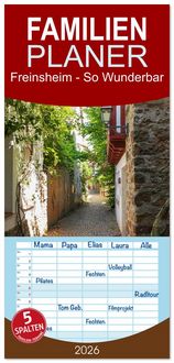 Produktbild: Familienplaner 2026 - Freinsheim - So Wunderbar mit 5 Spalten (Wandkalender, 21 x 45 cm) CALVENDO