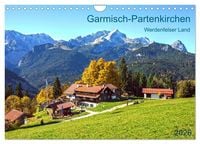 Produktbild: Garmisch-Partenkirchen Werdenfelser Land (Wandkalender 2026 DIN A4 quer), CALVENDO Monatskalender