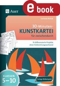 Produktbild: 30-Minuten-Kunstkartei f&uuml;r zwischendurch