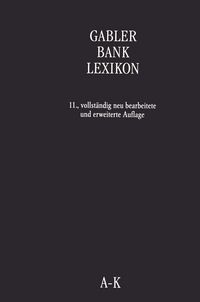 Produktbild: Gabler Bank Lexikon