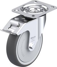 Produktbild: Blickle 337907 LE-PTH 125K-FI Lenkrolle mit Feststeller Rad-Durchmesser: 125 mm Tragf&auml;higkeit (max.): 150 kg 1 St.