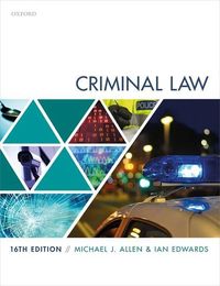 Produktbild: Edwards, I: Criminal Law