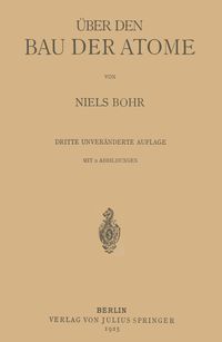 Produktbild: &Uuml;ber den Bau der Atome