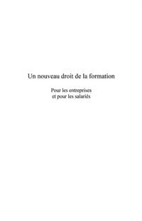 Produktbild: Nouveau droit de la formation pour les entreprises...